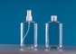 Fine Mist White Clear Plastic Spray Bottle Refillable PET For Cosmetic 230ml