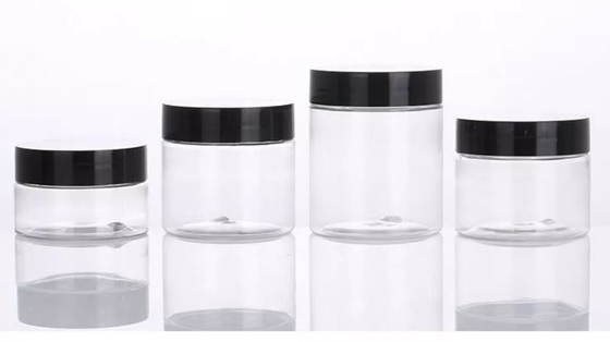 Chum nhựa Pet tròn có nắp đậy Thực phẩm cấp 6 Oz 8 Oz 8 Oz